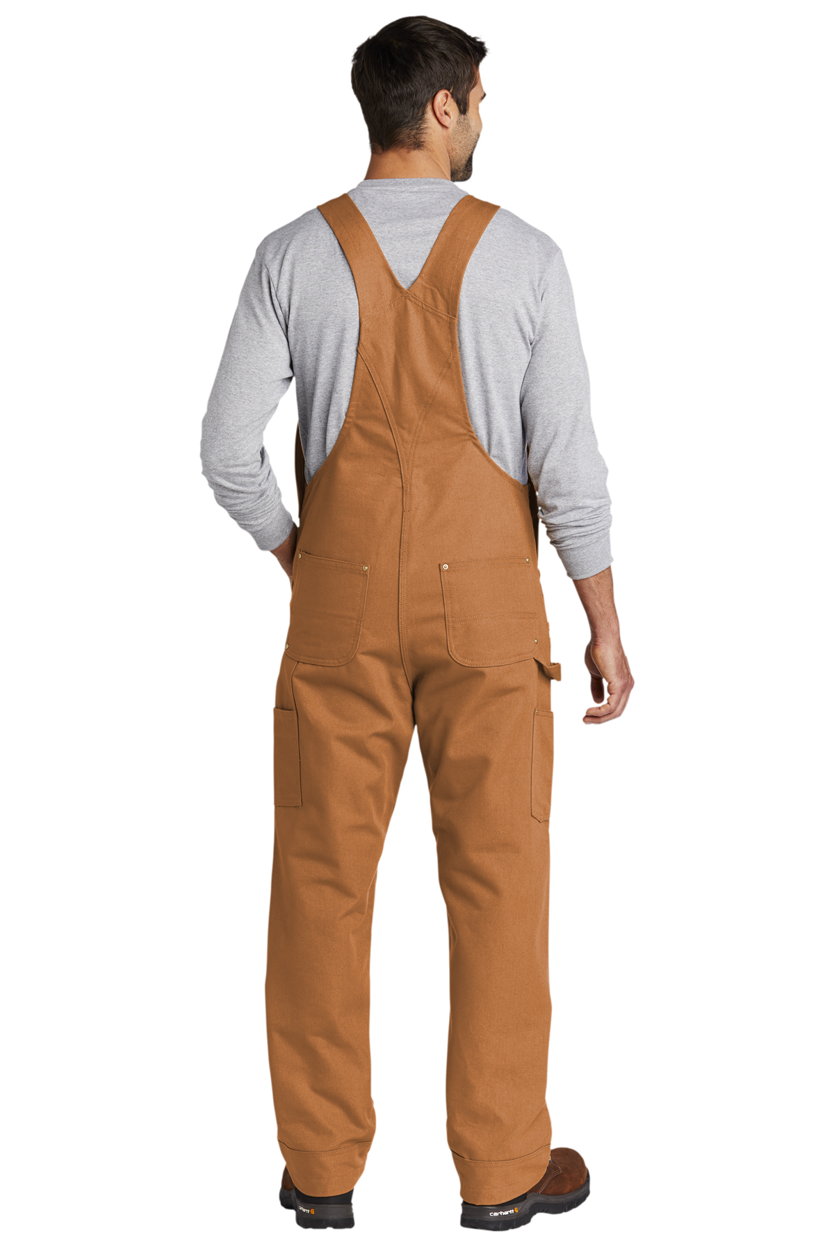 Carhartt Duck Unlined Bib Overalls (2 Colors) 30x32 Black