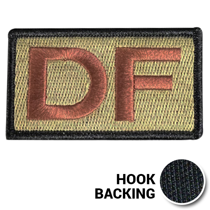 Embroidered Duty Identifier Tab -DF