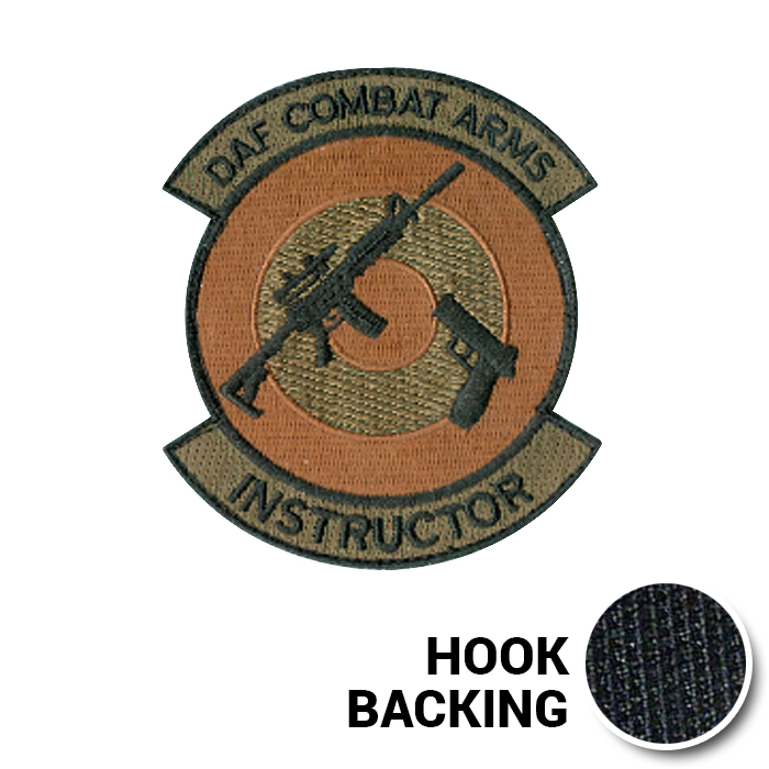 DAF Combat Arms Morale Patch, Embroidered - OCP