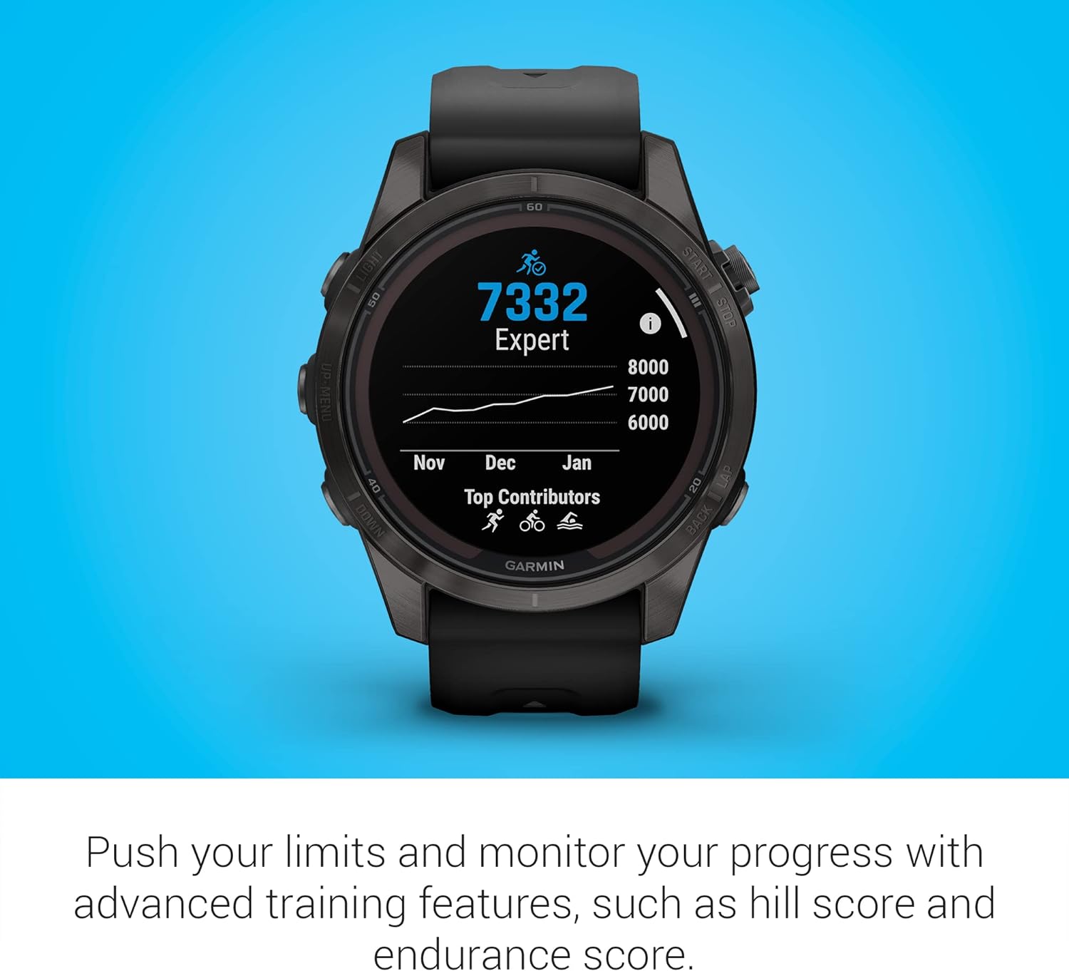 Garmin fēnix® 7s Pro - Sapphire Solar Edition