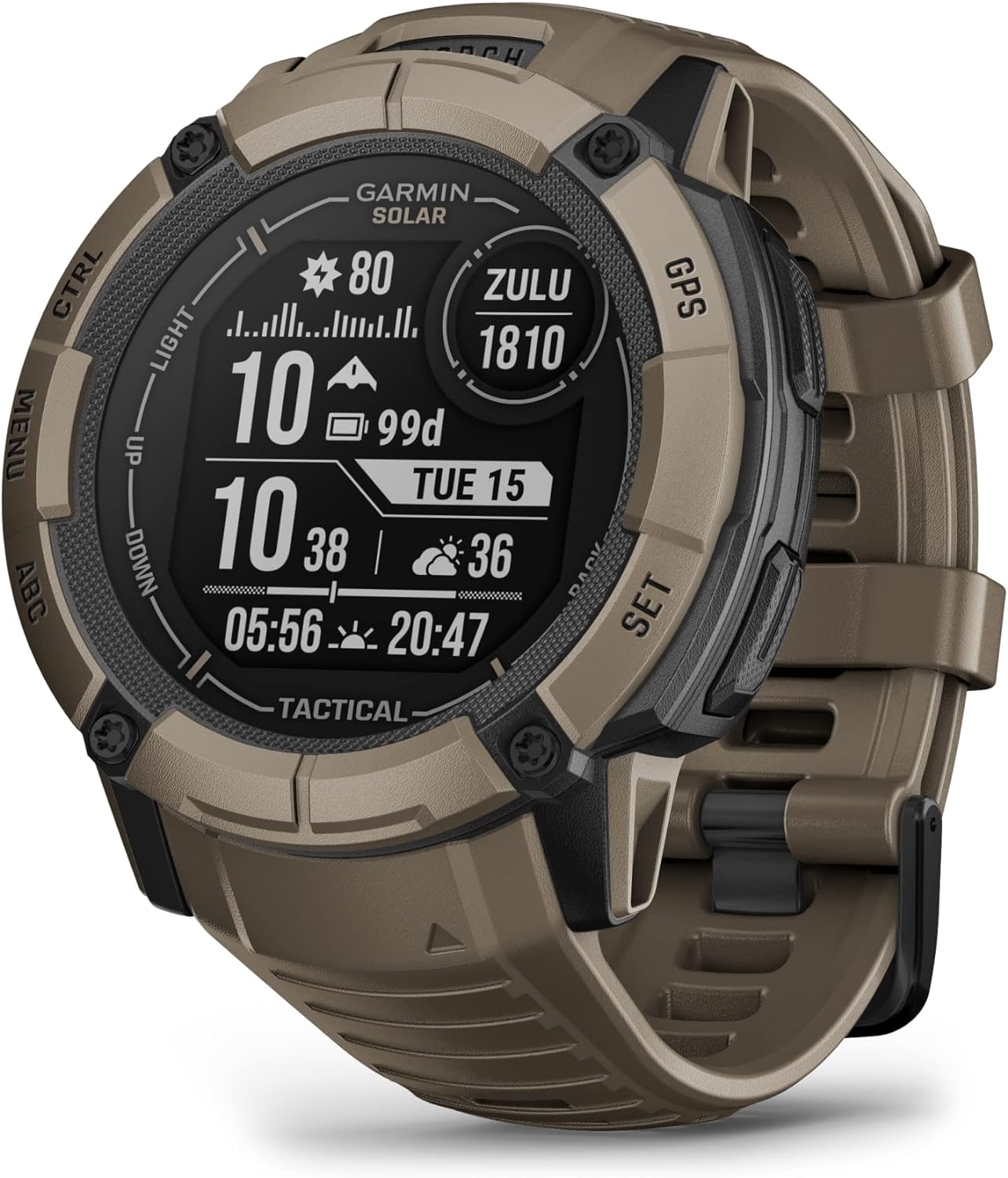 Garmin Instinct® 2X Solar - Tactical Edition- Coyote Tan 