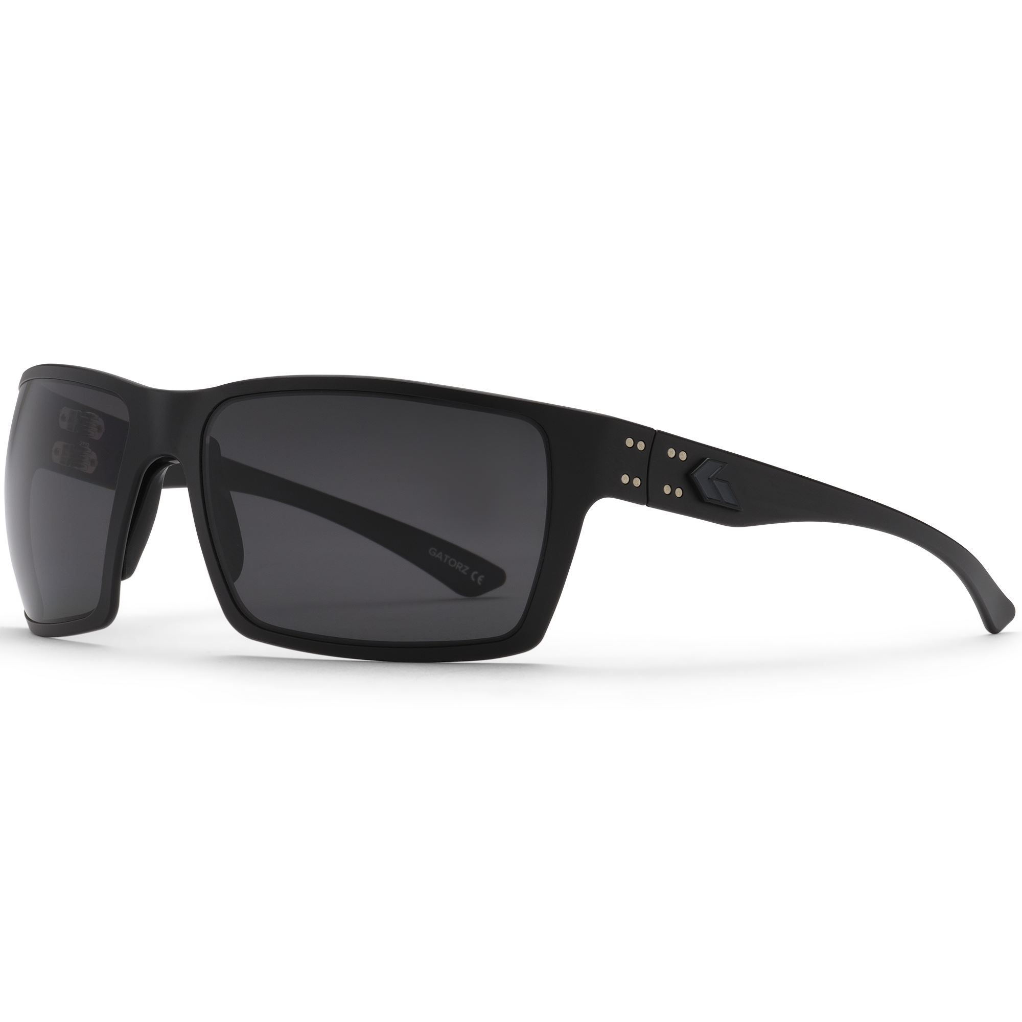 Gatorz Marauder Eyewear- Black- Smoked Polarized