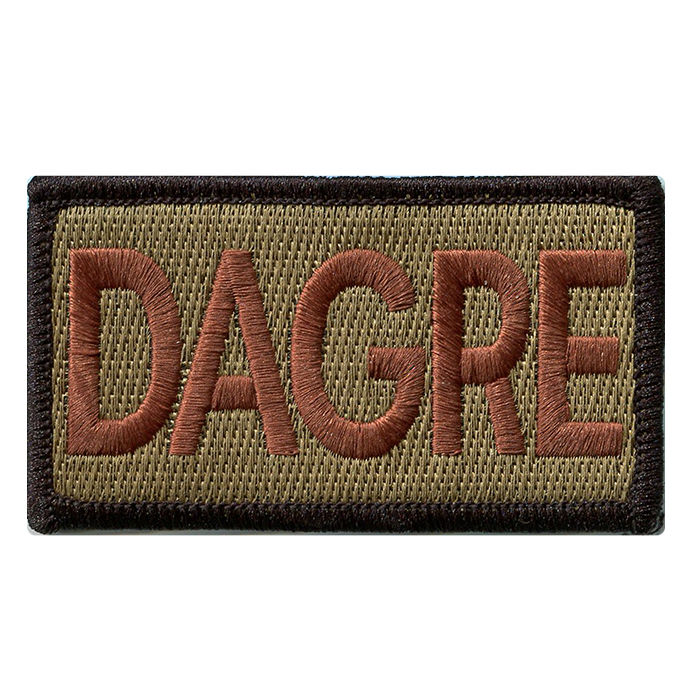 Embroidered Duty Identifier Tab - DAGRE - OCP, Bagby + Black Border