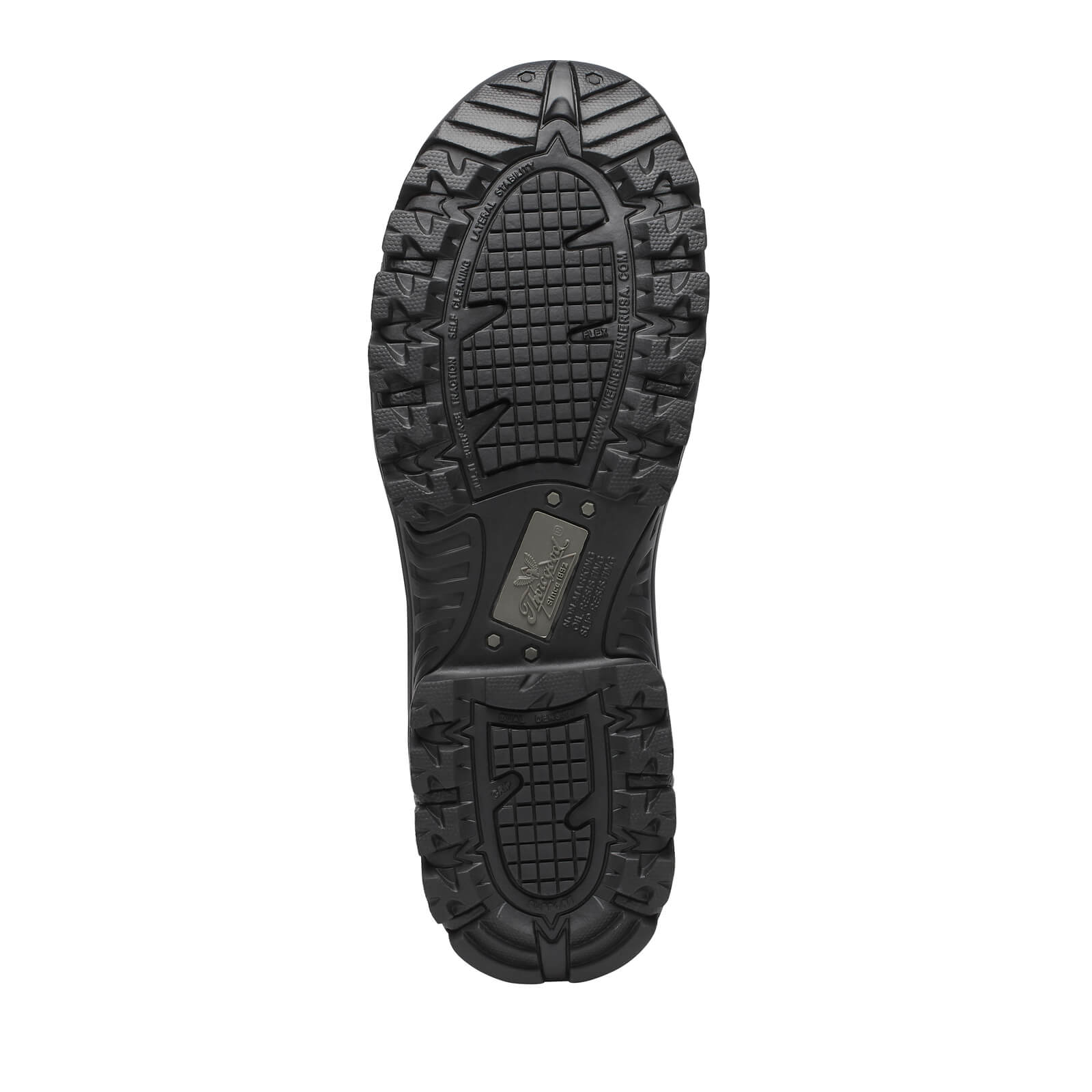 Thorogood THE DEUCE Series 8" Waterproof  Composite Safety Toe Tactical Side-zip Boot - Black