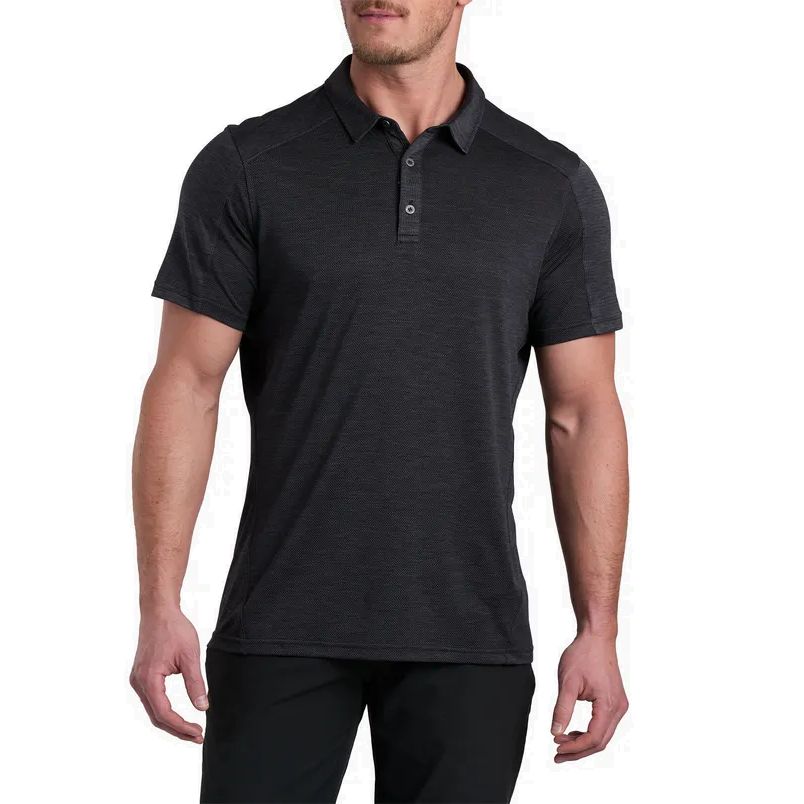 KÜHL Engineered™ Polo, Black - Front of shirt