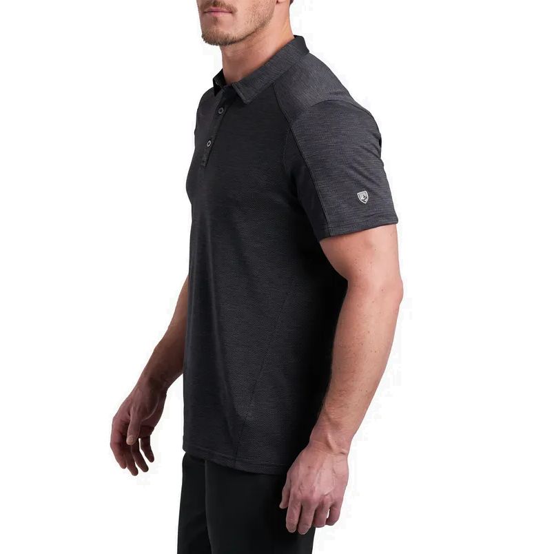 KÜHL Engineered™ Polo, Black - Right sleeve profile