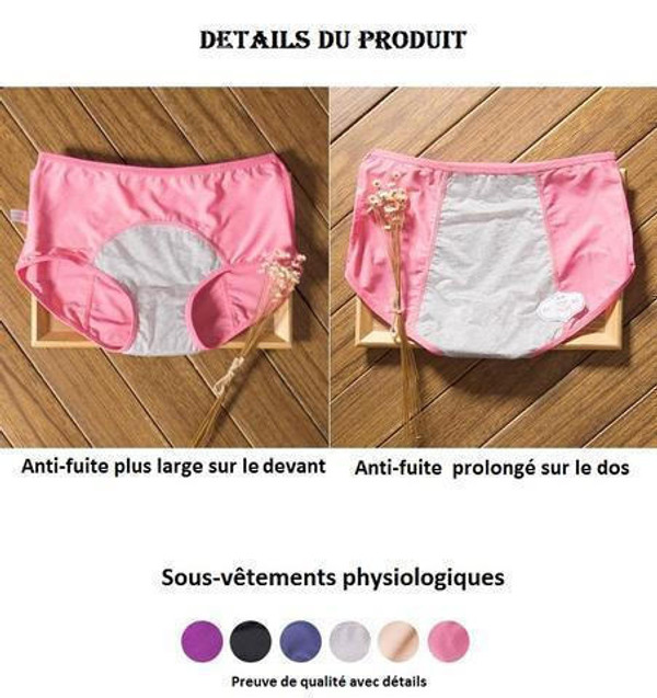 Culottes Menstruelles lot de 3 zaxx