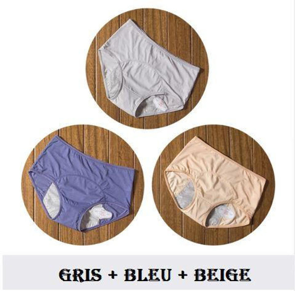 Culottes Menstruelles lot de 3 zaxx