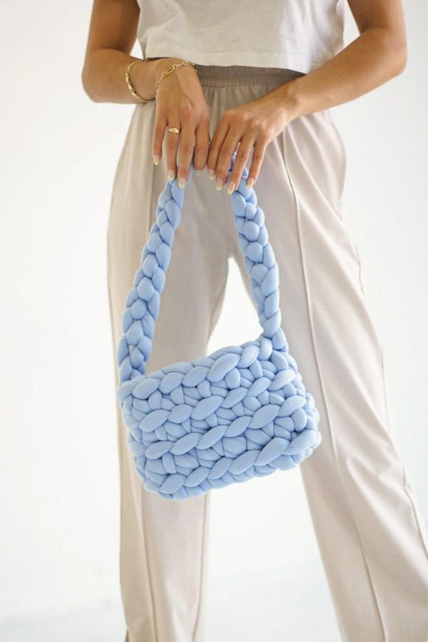 Sac a Main Fourre-Tout Tricote zaxx