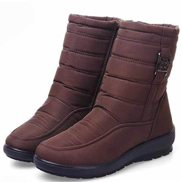 Bottes Confortables a Boucles Bottes Confortables a Boucles zaxx