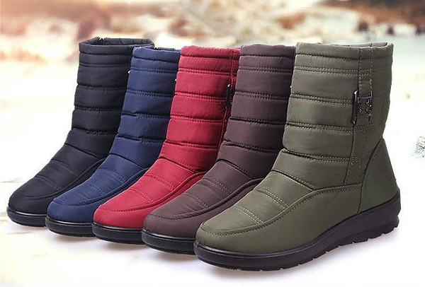 Bottes Confortables a Boucles zaxx