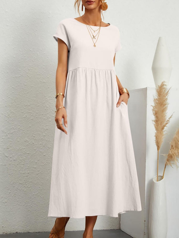 Maxi Robe Vintage Unie Maxi Robe Vintage Unie zaxx