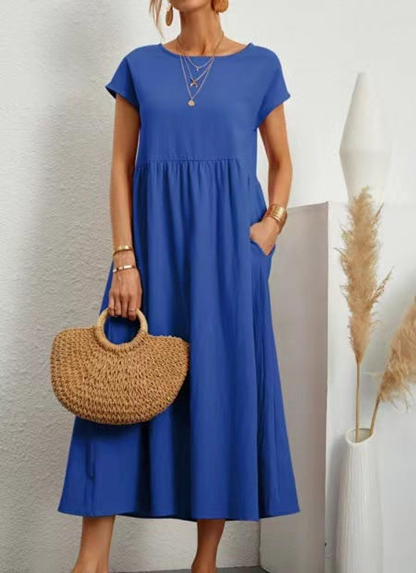 Maxi Robe Vintage Unie Maxi Robe Vintage Unie zaxx