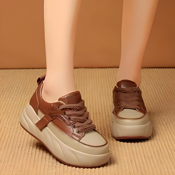 Baskets Deux Tons à Plateforme zaxx