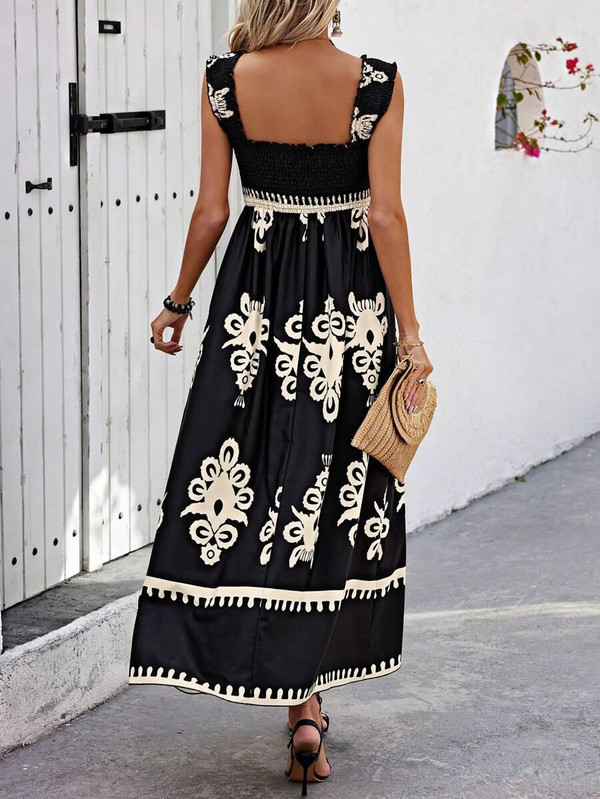 Robe BOHO Smockée Robe BOHO Smockée zaxx