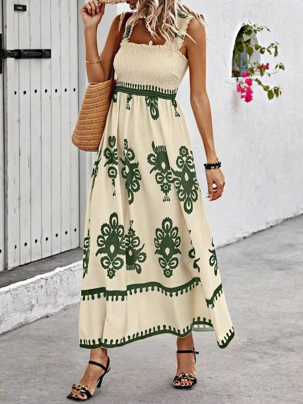 Robe BOHO Smockée Robe BOHO Smockée zaxx