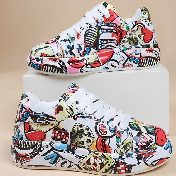 Baskets GRAFFITI Ultra Confortables Baskets GRAFFITI Ultra Confortables zaxx
