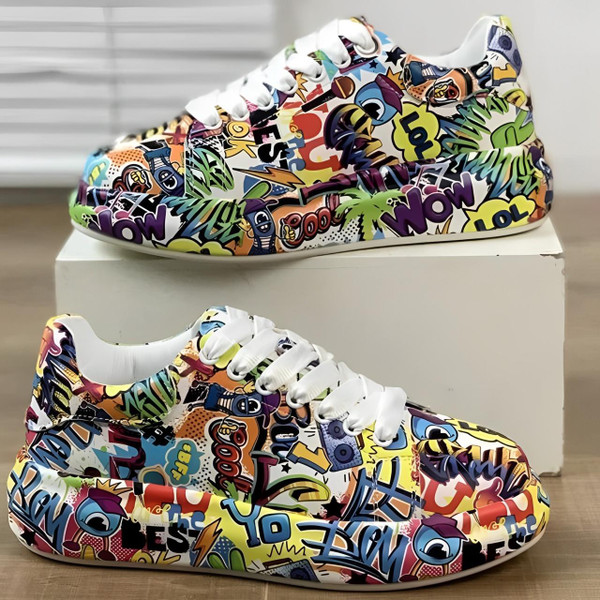 Baskets GRAFFITI Ultra Confortables Baskets GRAFFITI Ultra Confortables zaxx