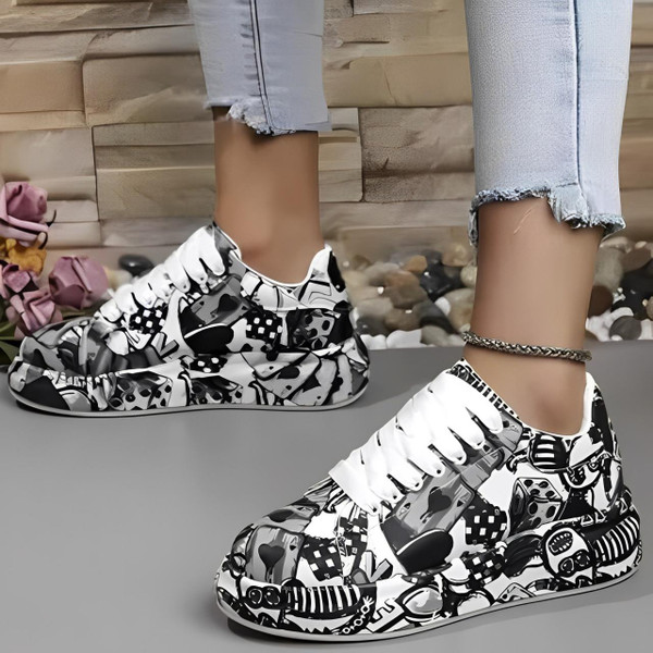 Baskets GRAFFITI Ultra Confortables Baskets GRAFFITI Ultra Confortables zaxx
