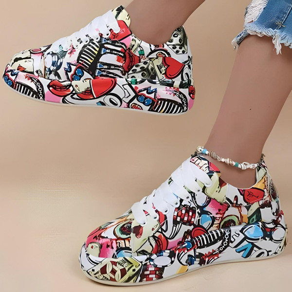 Baskets GRAFFITI Ultra Confortables Baskets GRAFFITI Ultra Confortables zaxx