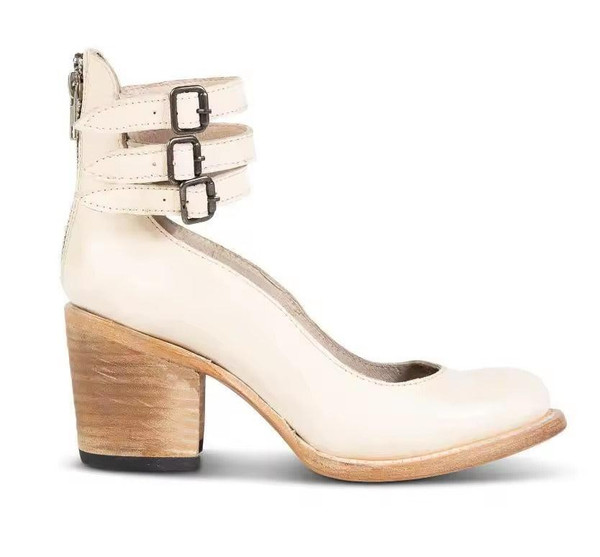 Chaussures à Talons Carrés Médiévales zaxx