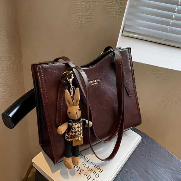 Sac En Cuir Avec Pendentif Lapin Sac En Cuir Avec Pendentif Lapin zaxx