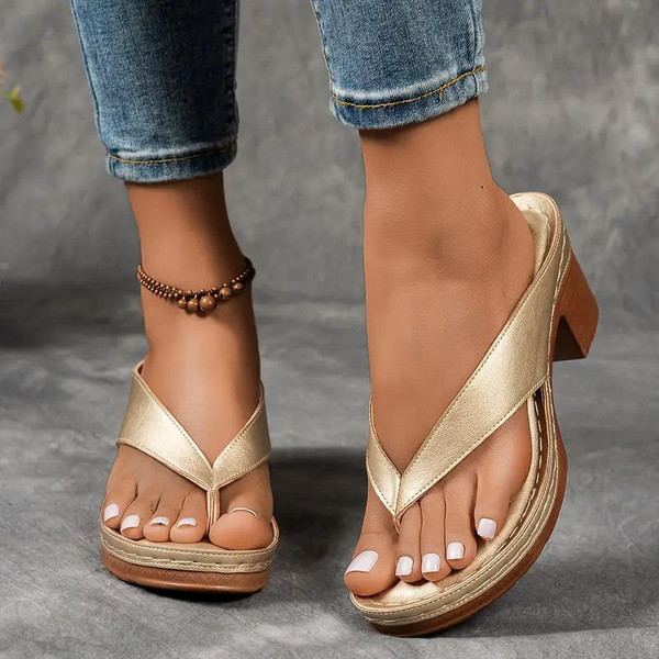 Sandales ultra confortables à talon épais Aurelia™ zaxx