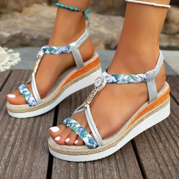 Sandales à Talon Compensé Confortable Belrose™ Sandales à Talon Compensé Confortable Belrose™ zaxx