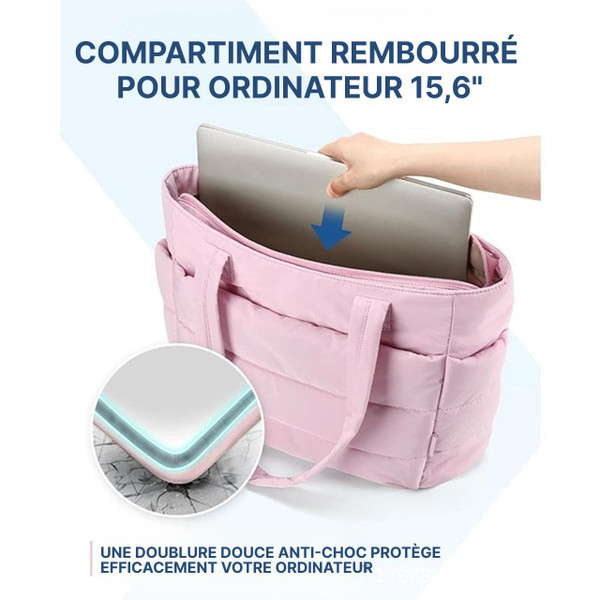 Sac Cabas Matelassé Léger Lunavia™ Sac Cabas Matelassé Léger Lunavia™ zaxx
