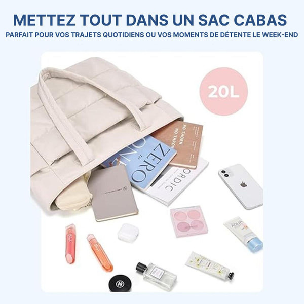 Sac Cabas Matelassé Léger Lunavia™ zaxx