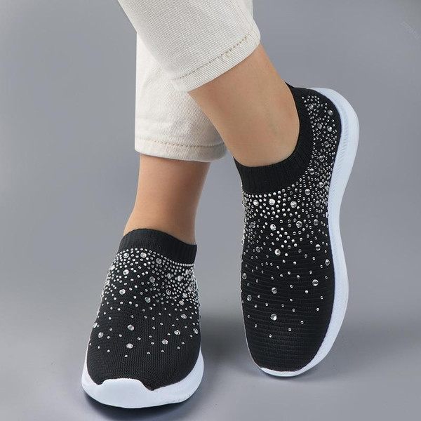Sneakers Slip-On a Strass zaxx