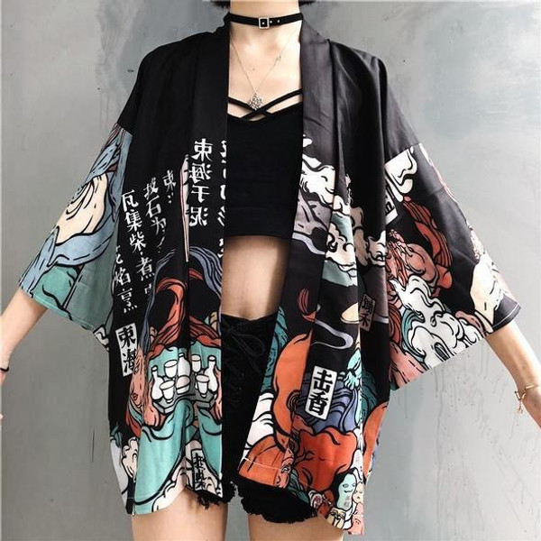 Kimono Japonais Imprime zaxx