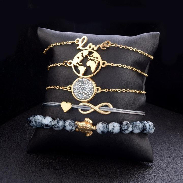 Lot de 5 Bracelets Tendances Lot de 5 Bracelets Tendances zaxx