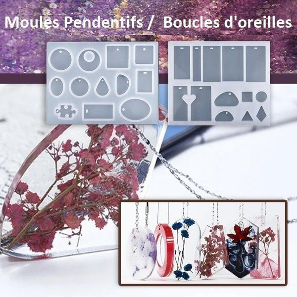 Ensemble De Moules En Silicone Pour Bijoux - 83 Pieces zaxx