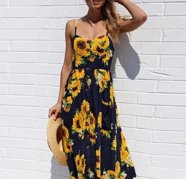 Robe longue tendance a motifs Robe longue tendance a motifs zaxx