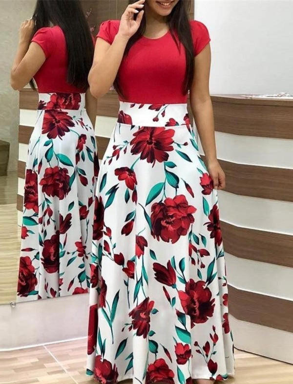 Robe Longue Maxi Simply Be - Imprimé Floral Clouté Multicolore - Taille 12 UK - Neuve Avec étiquettes