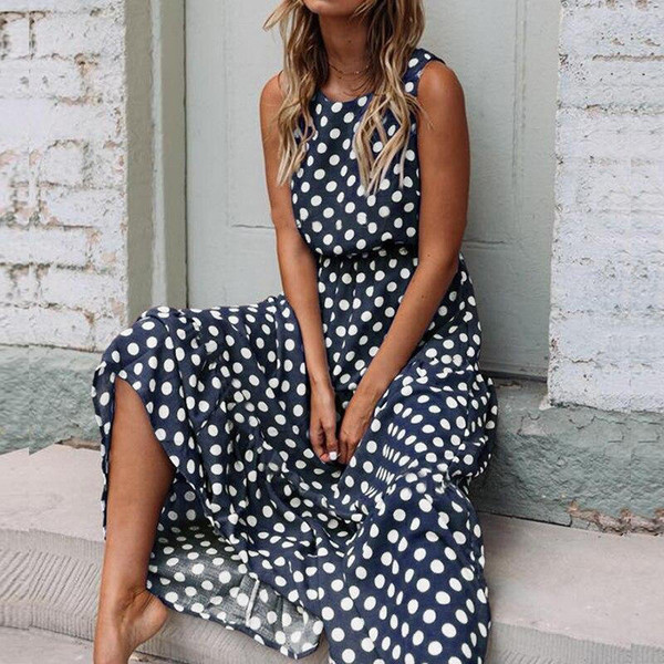 Maxi robe a pois zaxx