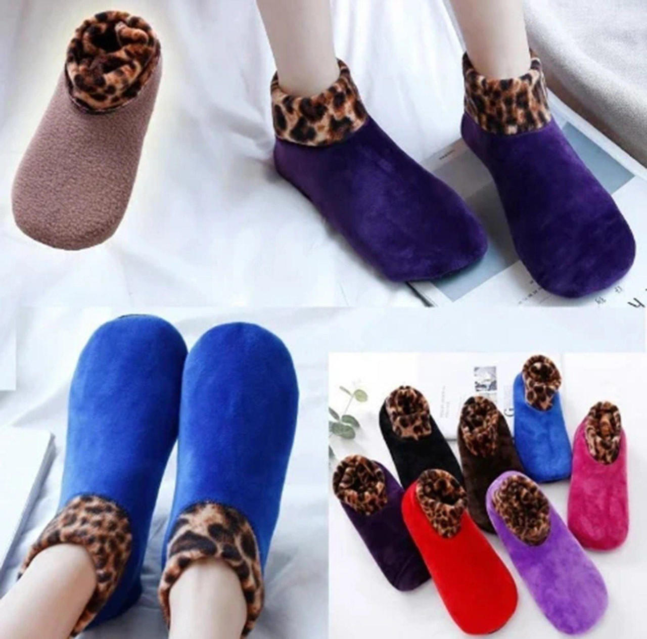 Chaussettes/chaussons D'intérieur Polaire Truecups - Antidérapantes, Chaudes, Pour Hommes Et Femmes - Taille S/M/L