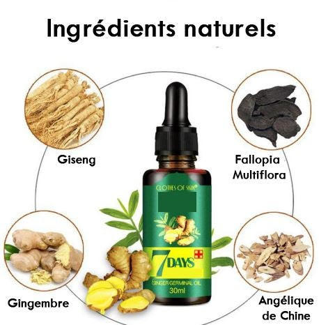 Lot De 2 Sérums Repousse Cheveux Regrow 3 Effets - Avec Biotine - 2x60ml - Date De Péremption 2027+