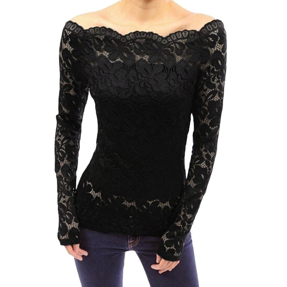 Tunique Blouse En Dentelle Doublée Pour Femme - Taille 52/54 - Neuf Sans Étiquette