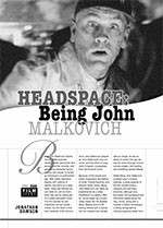 Headspace: <i>Being John Malkovich</i>