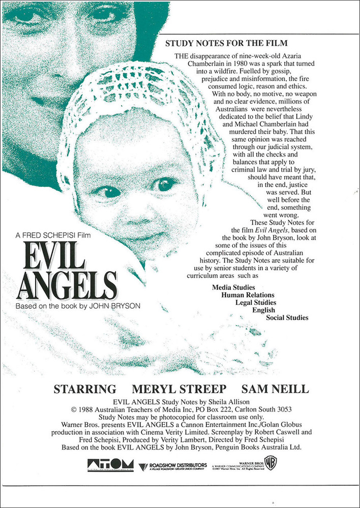 Evil Angels (ATOM Study Guide) - The Education Shop