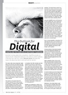 The Outlook for Digital: DigiSPAA and the Promotion of Independent Filmmaking