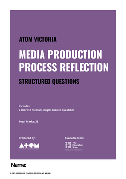 2023 ATOM SAC Pack For VCE Media Units 3&4