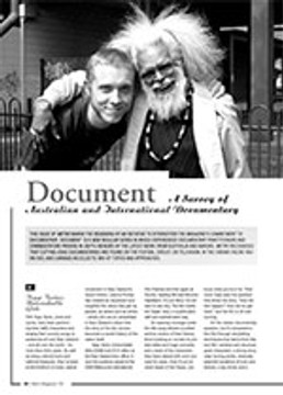 Document: A Survey of Australian and International Documentary