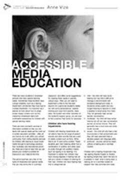 Accessible Media Education