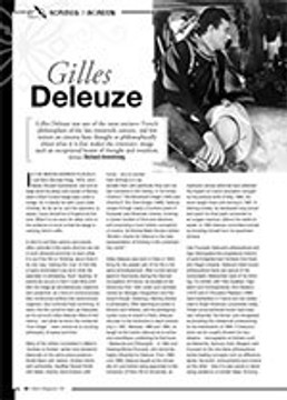 Scribes on Screen: Gilles Deleuze