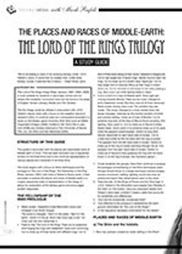 The Places and Races of Middle-Earth: <i>The Lord of the Rings</i> Trilogy. A Study Guide
