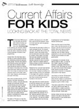 Current Affairs for Kids: Looking Back at <i>The Total News</i>