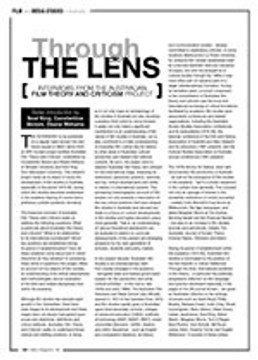 Through the Lens: Interviews from the Australian Theory and Criticism Project: Introduction and Stuart Cunningham